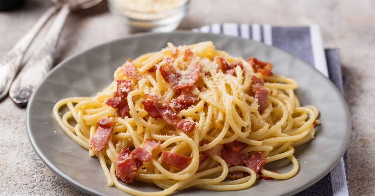 Carbonara with Greek Yogurt