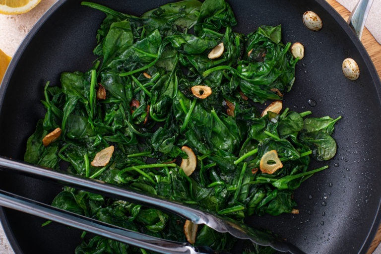Sauteed Spinach & Garlic