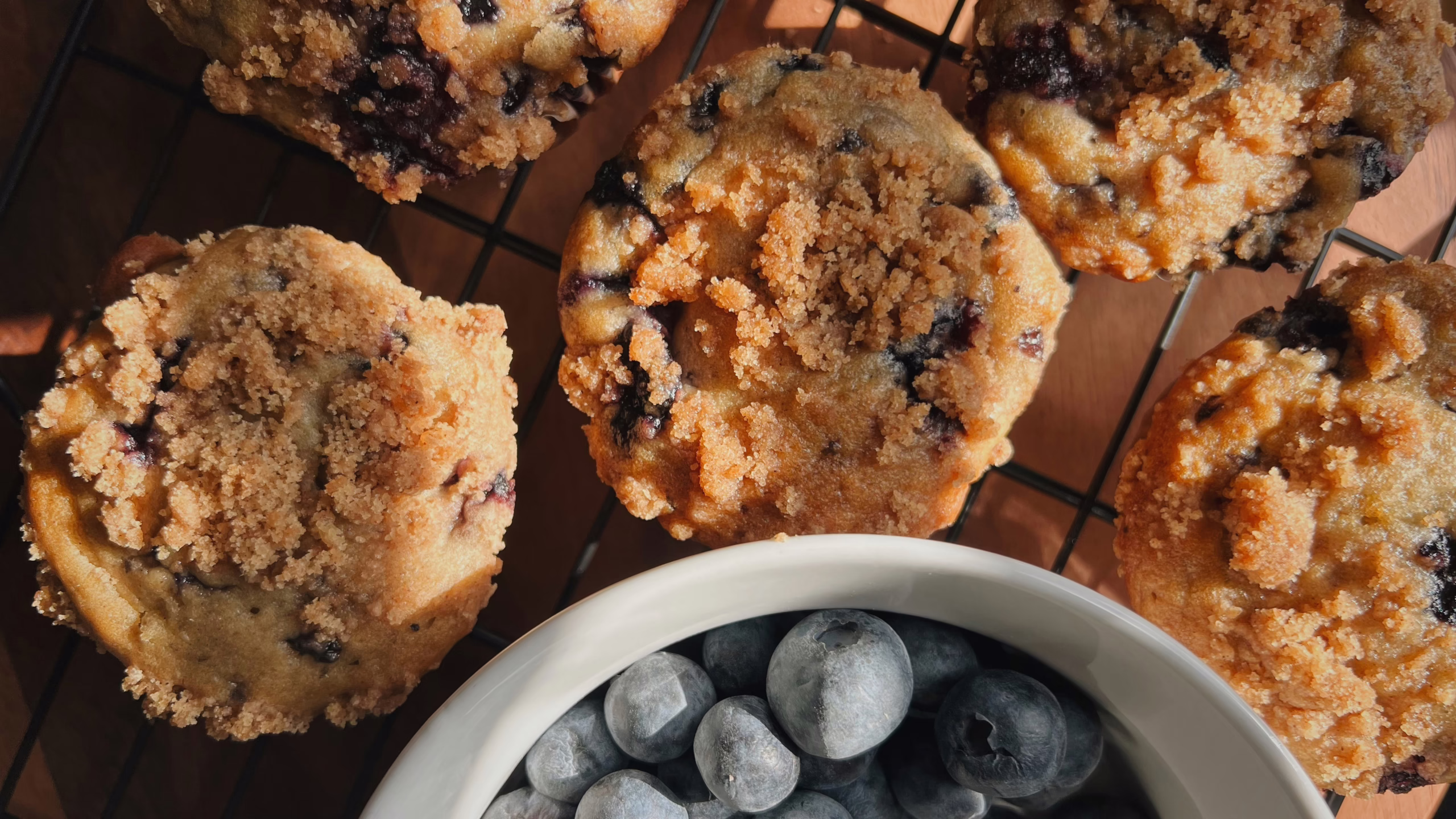 blueberry muffins