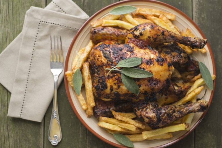 roasted chiken with sage 34994469