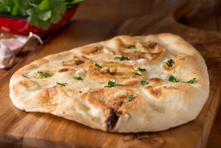 Garlic Cilantro Naan Bread