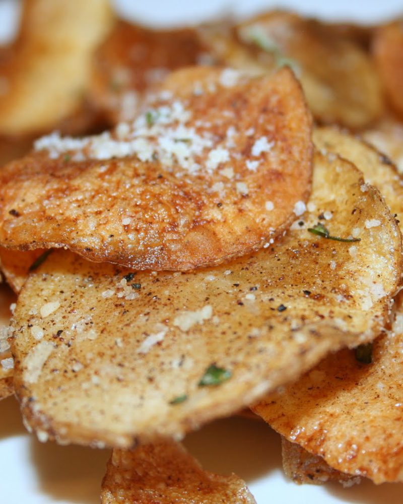 Homemade Rosemary SaltandVinegar Chips