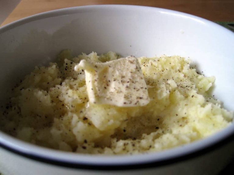garlic goat cheese mashed potatoes 4