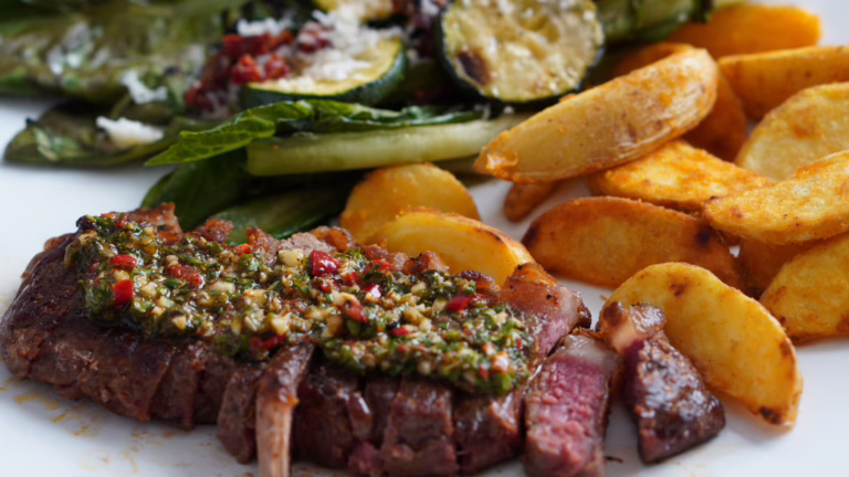 skirt steak and potatoes