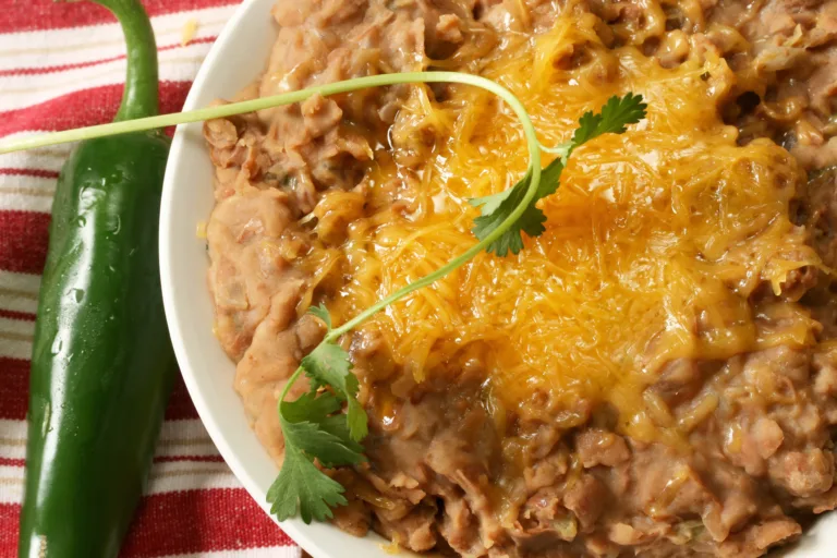 Cheesy Refried Bean Casserole
