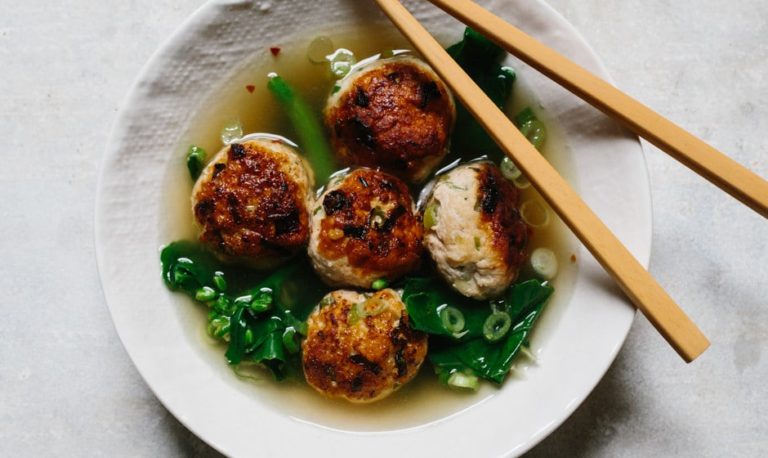 Asian Chicken Meatballs