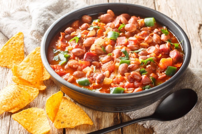 Bacon Simmered Pinto Beans