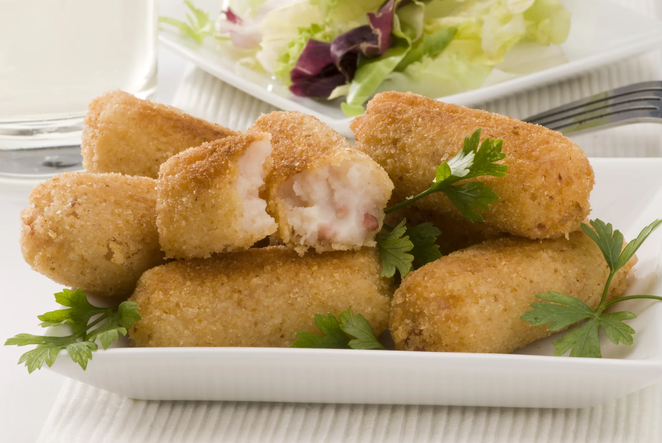 Ham and Cheddar Croquettes