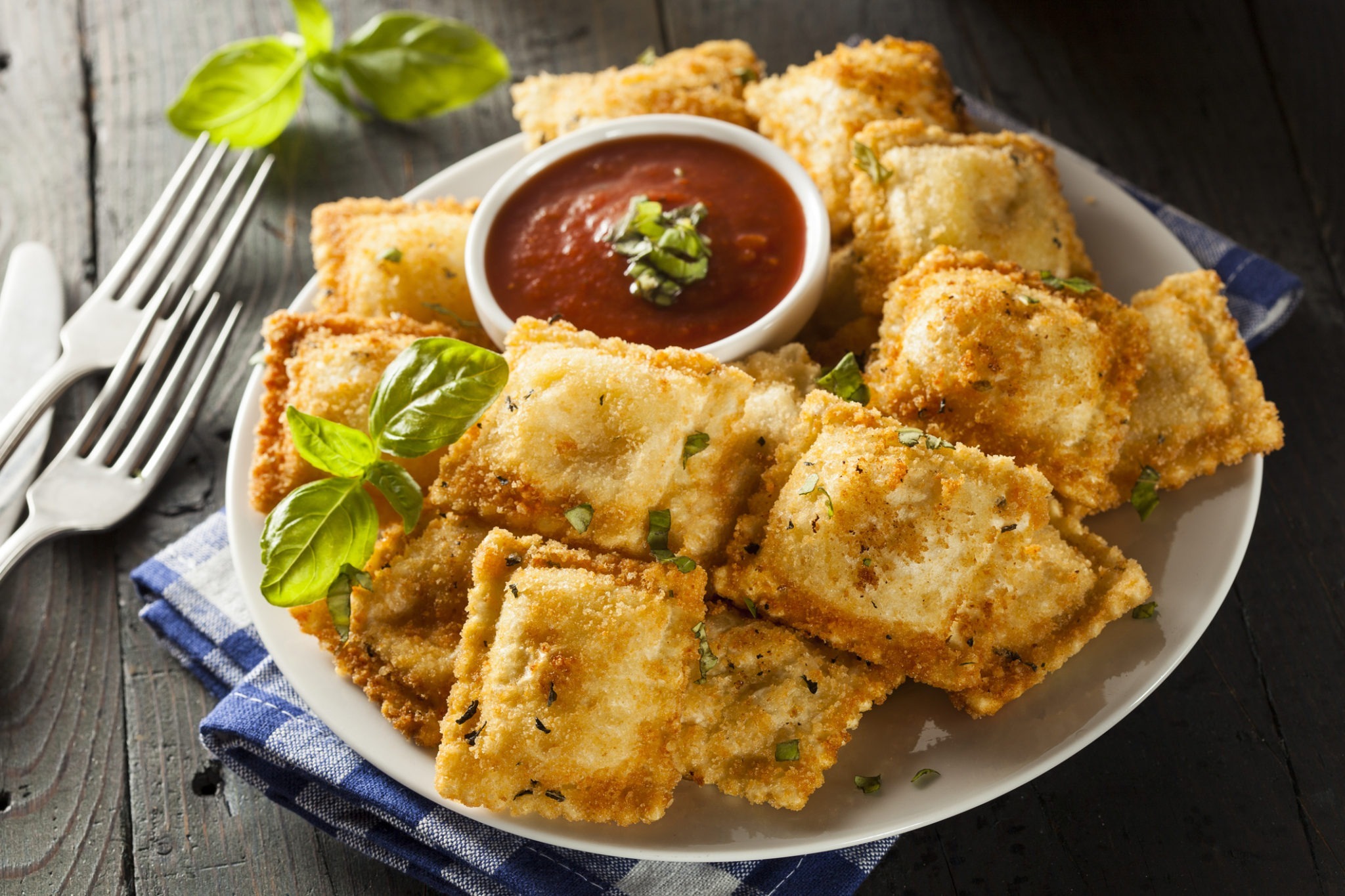 Crispy Fried Ravioli Perfect Snack or Appetizer