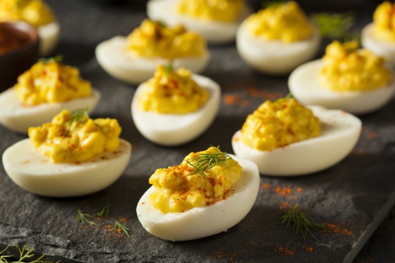 Hummus Deviled Eggs