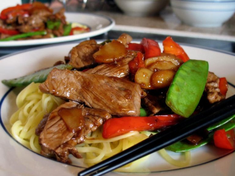 beef stir fry with oyster sauce