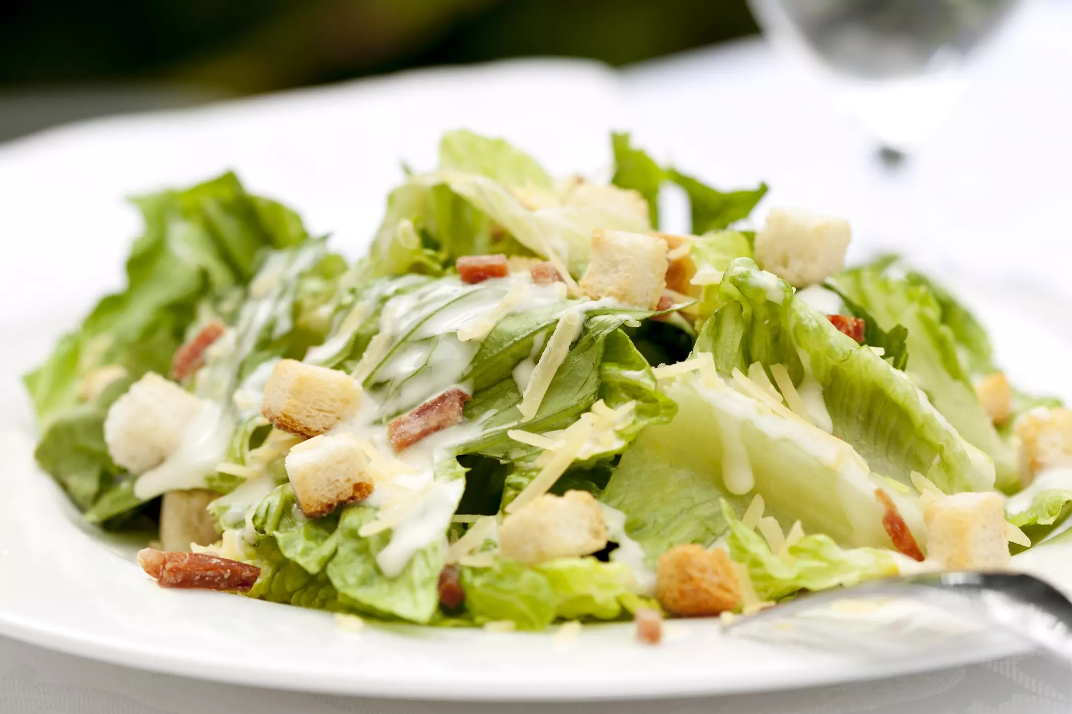 garlicky caesar salad