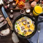 Mushroom Scrambled Eggs