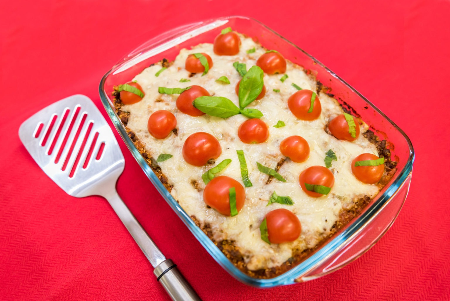Caprese Quinoa Bake