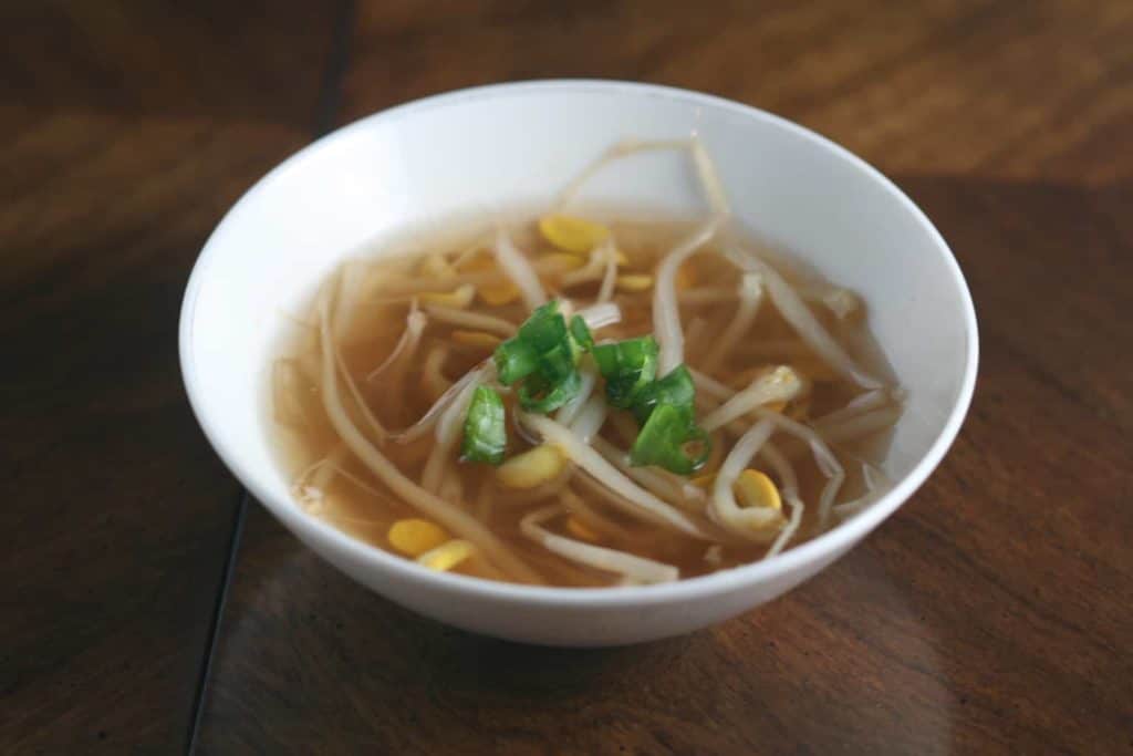 soybean sprout soup