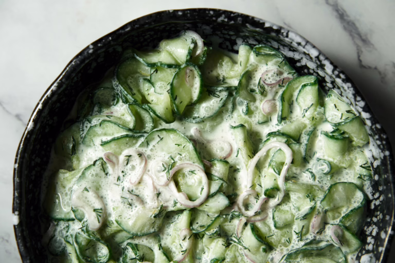 Creamy Cucumber Salad