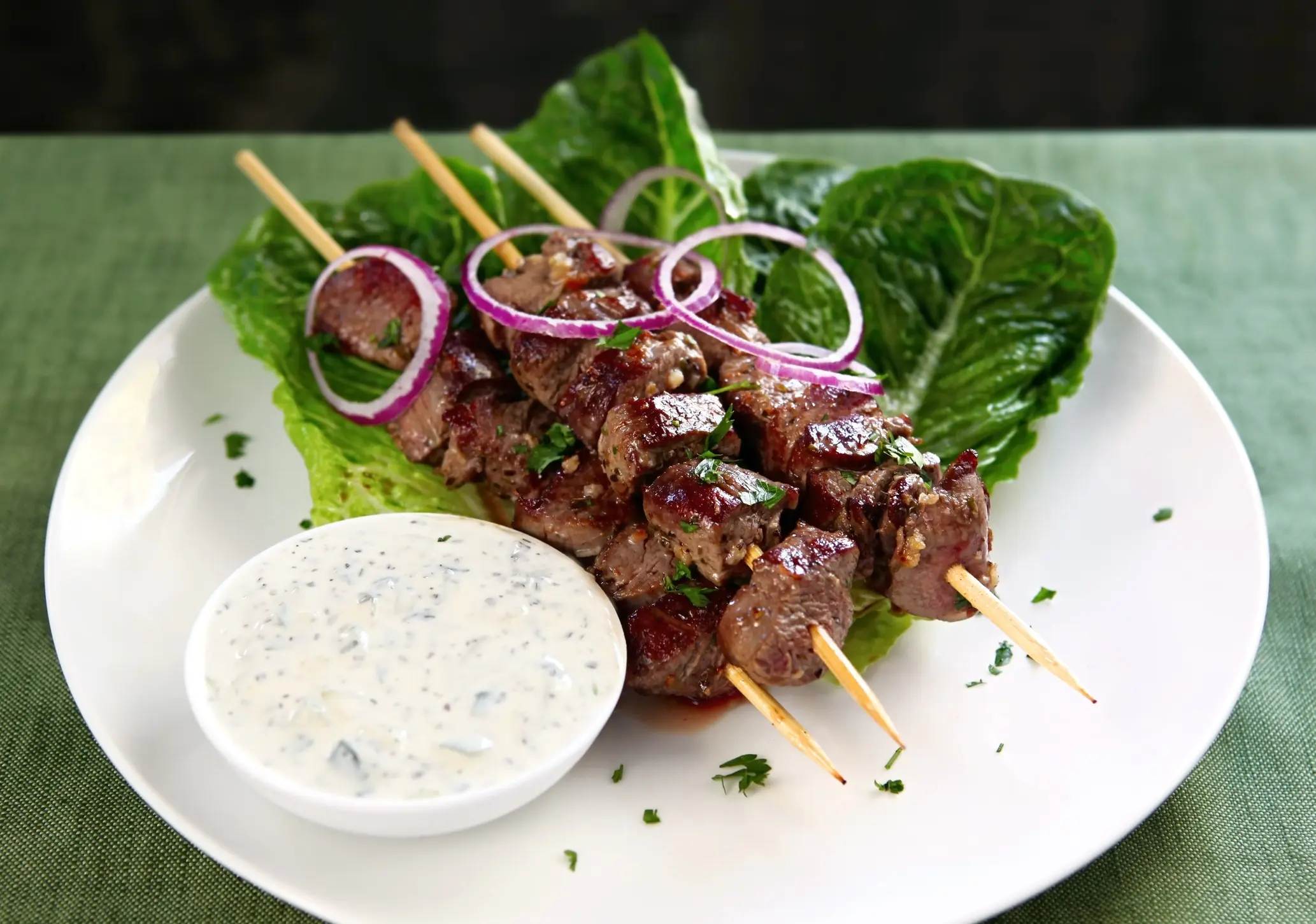 Grilled Steak Souvlaki