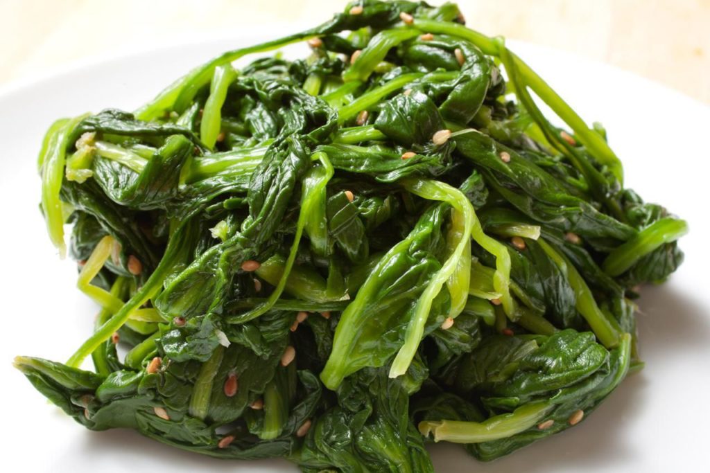 Spinach In Korean