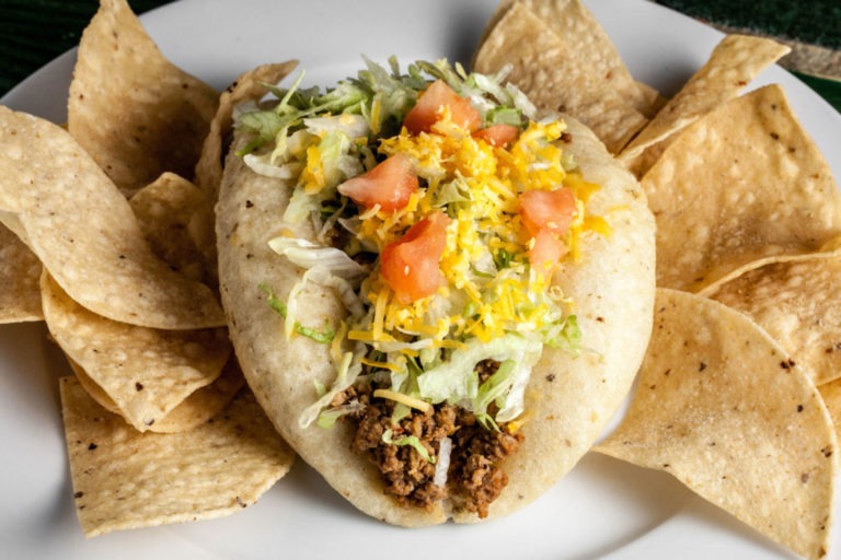 beef puffy tacos
