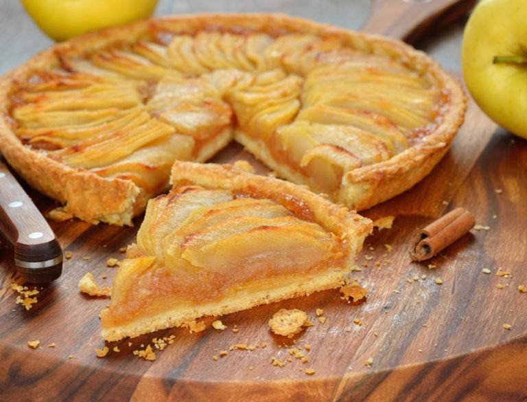 Apple Brown Butter Custard Tart