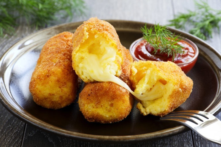 Potato Mozzarella Croquettes