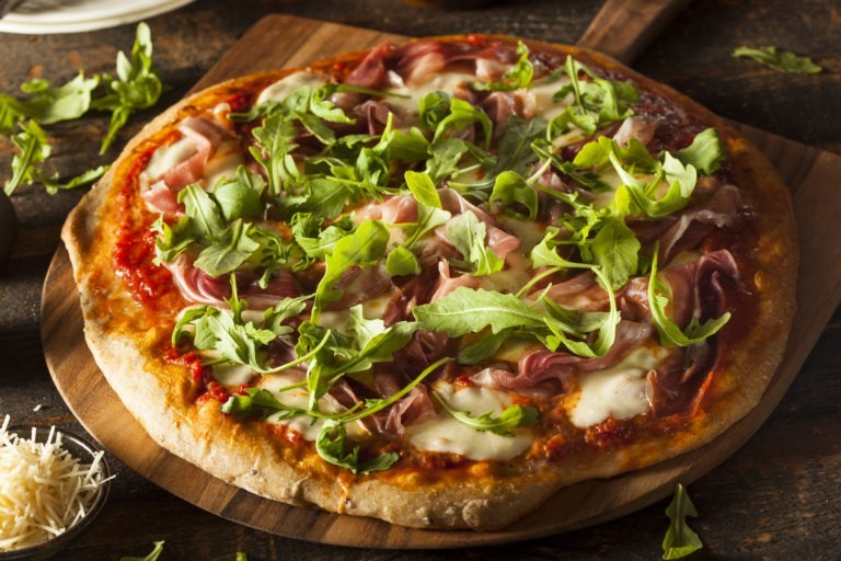 Arugula Prosciutto Pizza