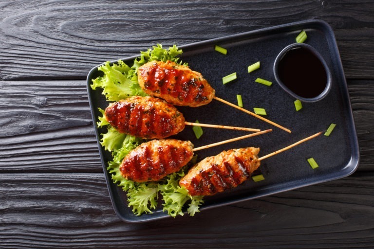 tsukune - chicken meatballs