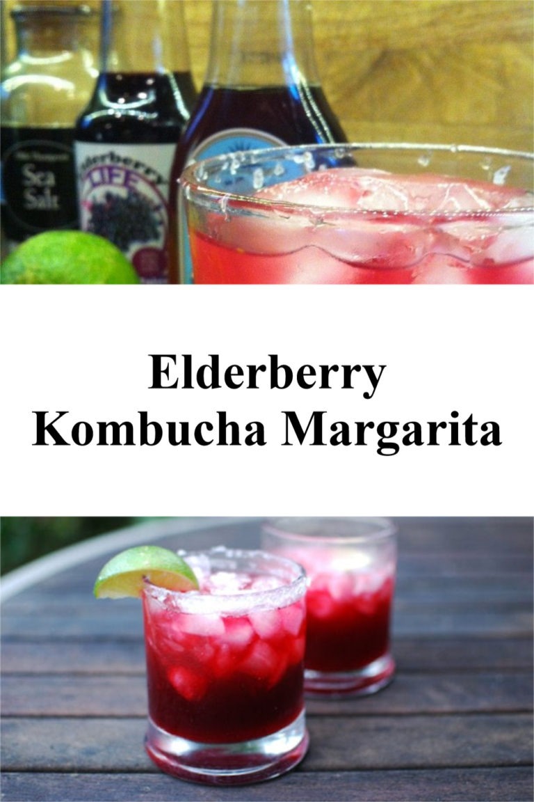 Elderberry Kombucha Margarita
