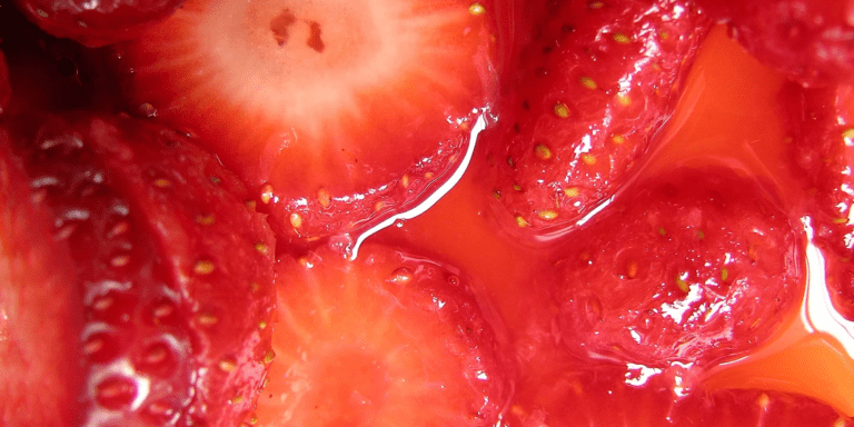 macerated strawberries