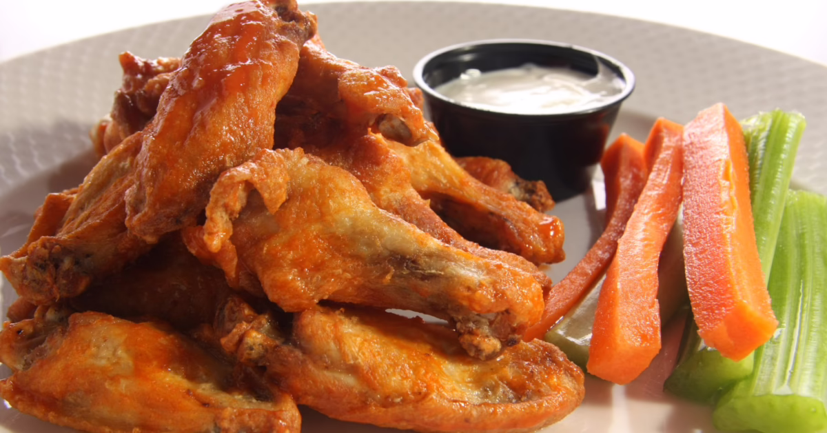 chicken wings scaled