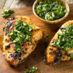homemade grilled chimichurri chicken