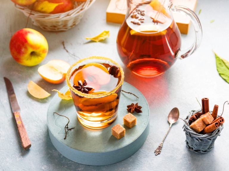 Hot Spiced Cider Tea