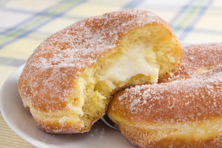 Cream Filled Doughnuts scaled