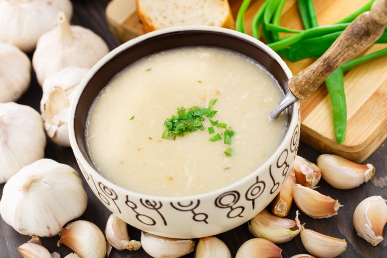Cream of Garlic Soup