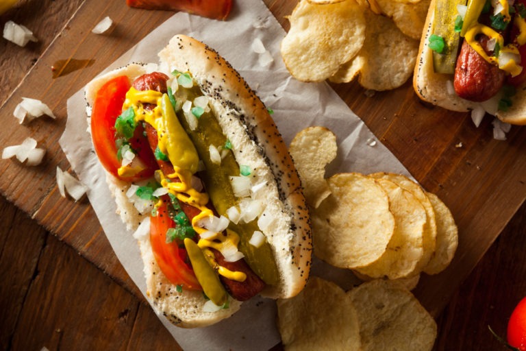 Homemade Chicago Dog